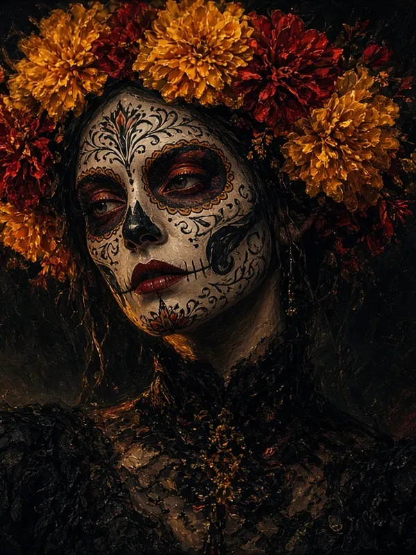Disfraz de Catrina