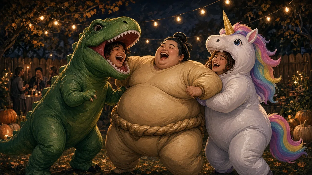 Disfraz de Hinchables (dinosaurio, vaquero…)